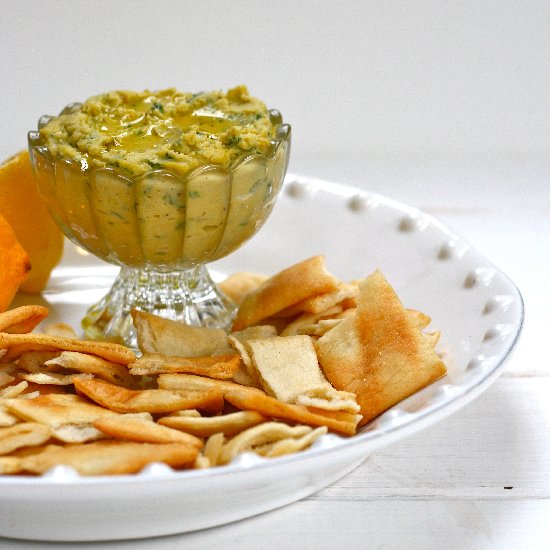 Lemony Herb Hummus