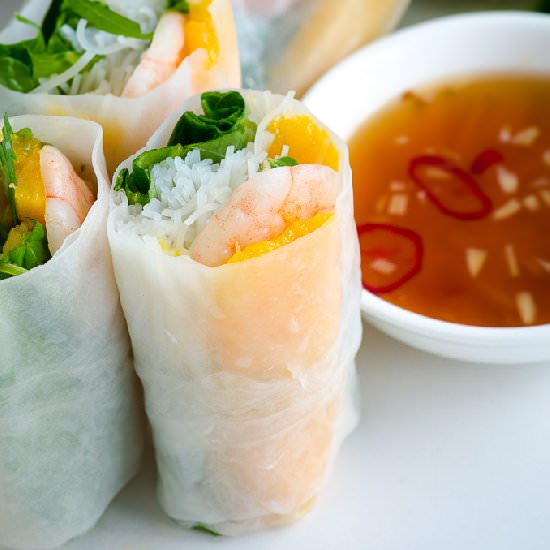 Vietnamese spring rolls