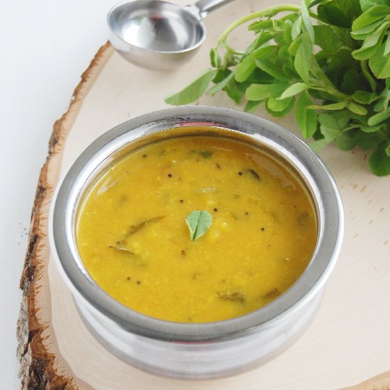 Methi leaves sambar