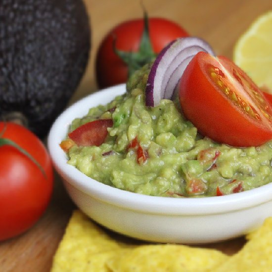 Healthy Homemade Guacamole