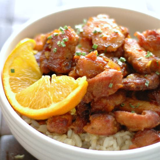 Crockpot Crispy Orange Chicken