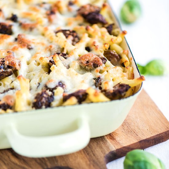 Mac and Cheese with Brussel Sprouts