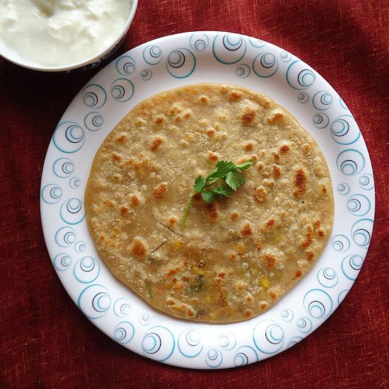 Carrot Paneer Paratha