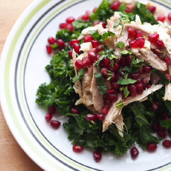 Pomegranate and Mint Chicken Salad