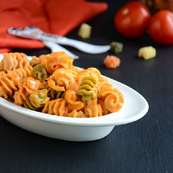 Tomato Cream Sauce Pasta