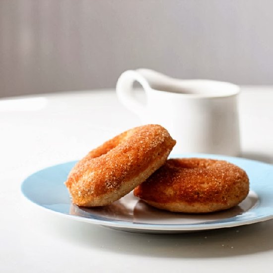 Baked Cinnamon Sugar Donuts