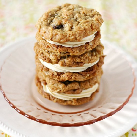 Oatmeal Cookie Sandwiches