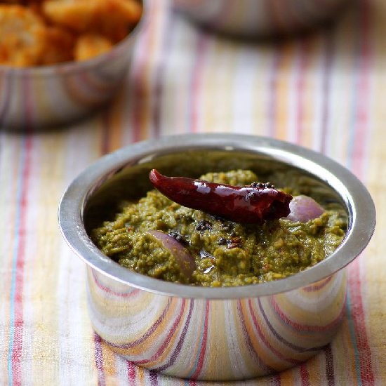 Spinach Toor Dal Chutney