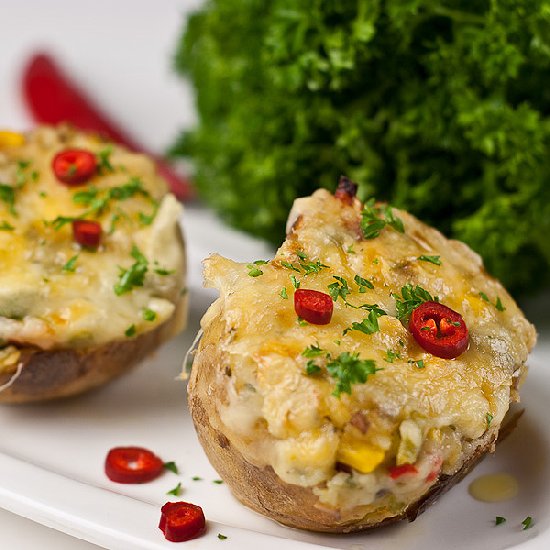 Twice- Baked Stuffed Potatoes