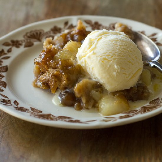 Caramel Pear Pudding