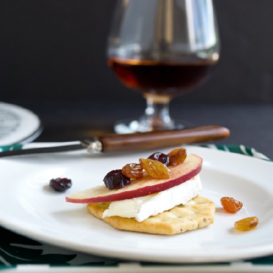 Brandied Fruit with Brie and Apples