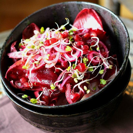 Lady in Red Winter Red Salad