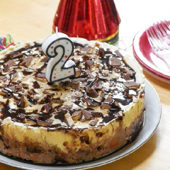 Kahlua-Toffee Ice Cream Cake