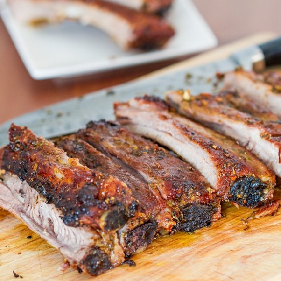 Honey Glazed Rack of Pork Ribs