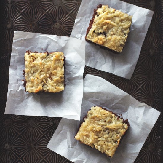 Coconut Macaroon Brownies