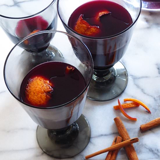 Blood Orange Mulled Wine