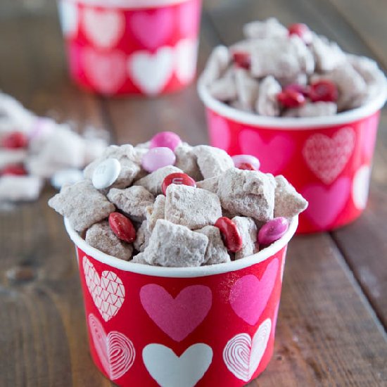 Red Velvet Puppy Chow