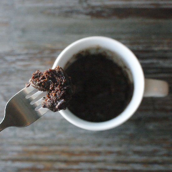 Easy Microwave Molten Mug Brownie