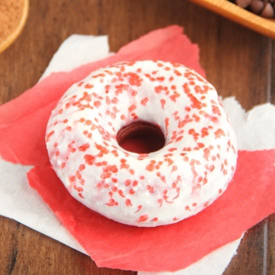 Skinny Red Velvet Donuts