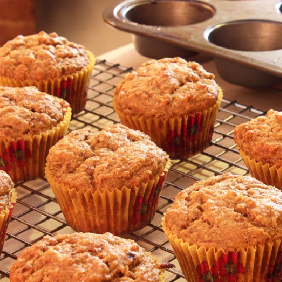 Whole Wheat Banana Muffins