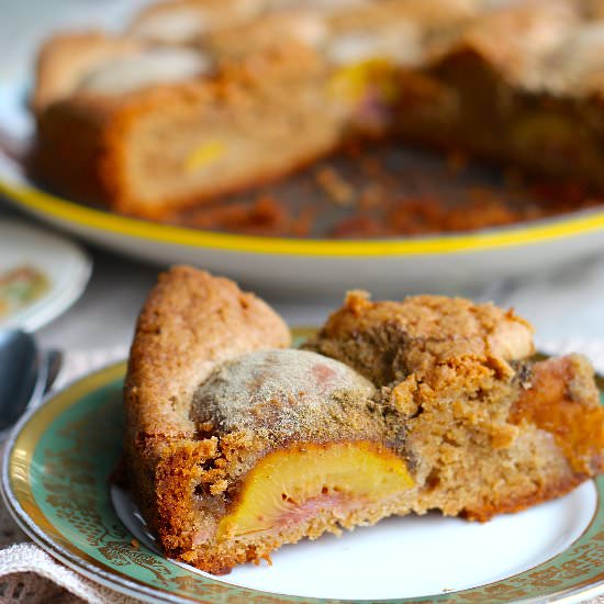 Peach Cardamom Cake