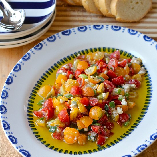 Easy Tomato Feta Dip