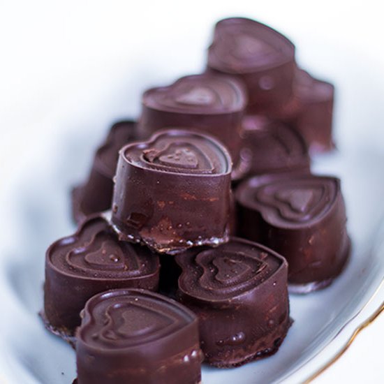 Raspberry Chia Valentine’s Bonbons