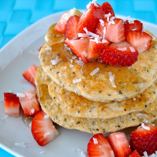 Coconutty Protein Pancakes