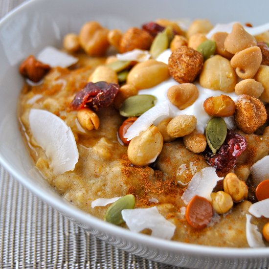 Pumpkin Custard Oats