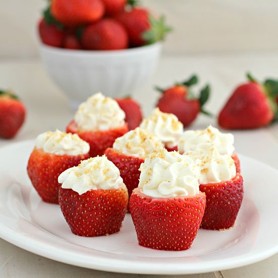 Strawberry Cheesecake Bites