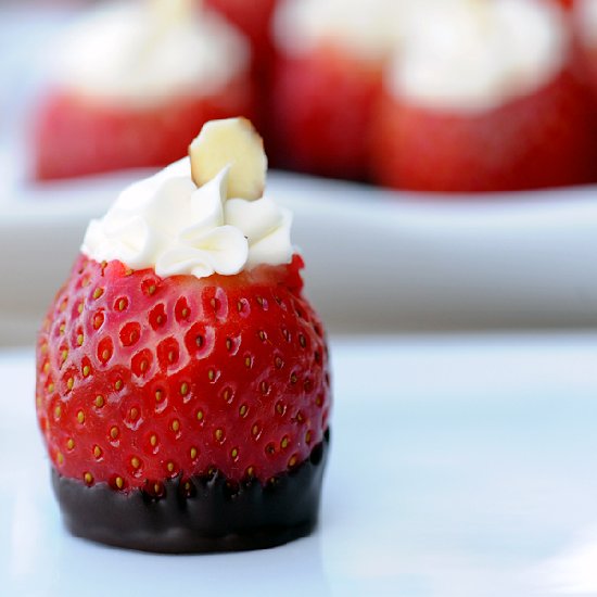 Cheesecake Filled Strawberries