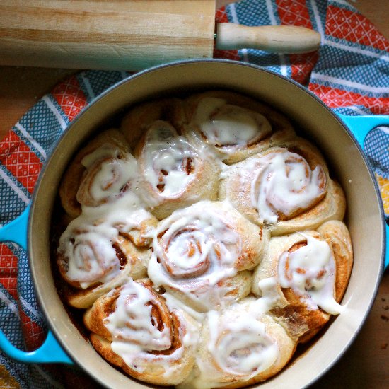 Gooey Orange Cinnamon Buns