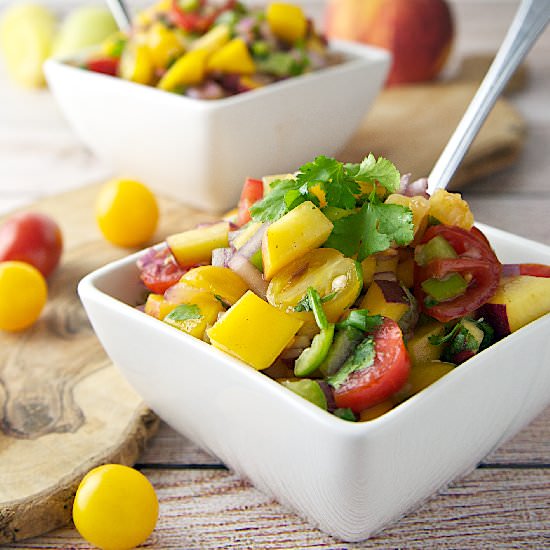 Peach & Mango Salsa