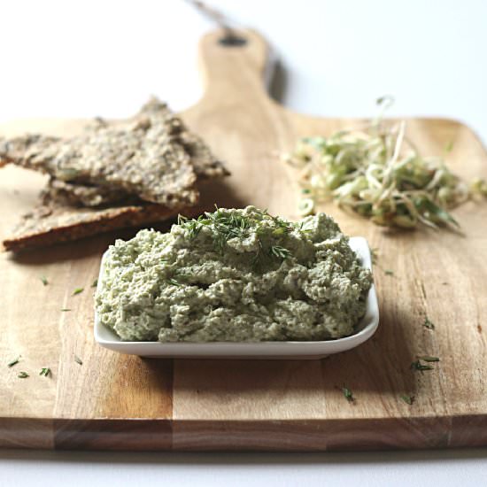 Sprouted mung bean dip