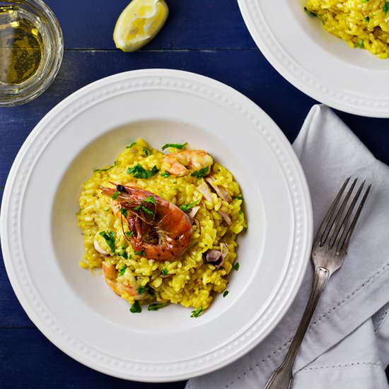 Seafood & Saffron Risotto