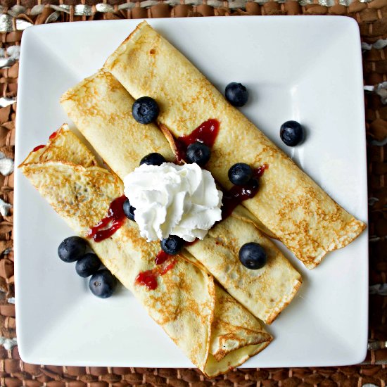 Light and Fluffy Crepes