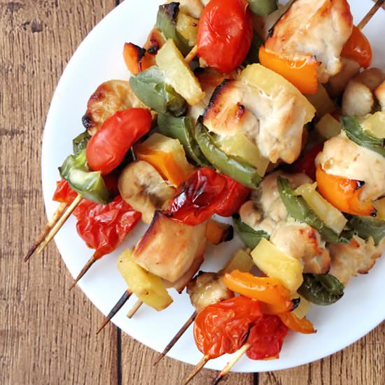 Chicken Pineapple Kabobs