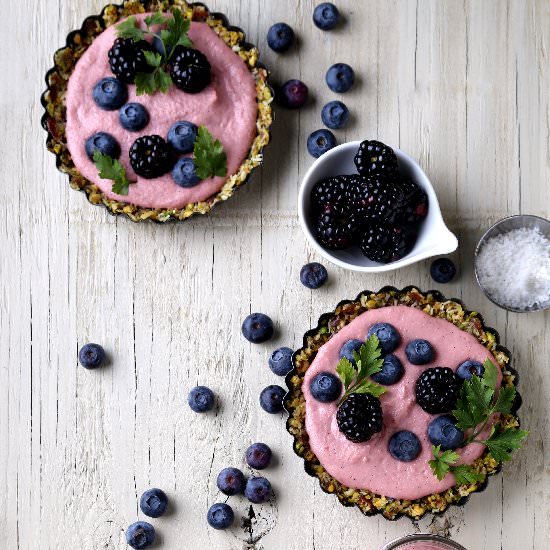 Raw Berry Tarts