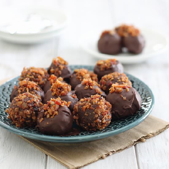 Bacon Chipotle Chocolate Truffles