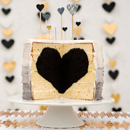 Black Heart Cake