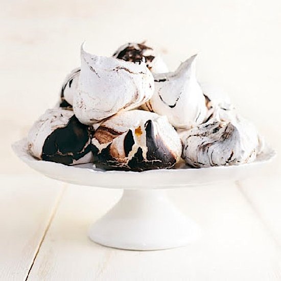 Orange Blossom Meringues