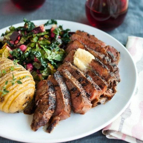 Chili-Rubbed Ribeye Steak