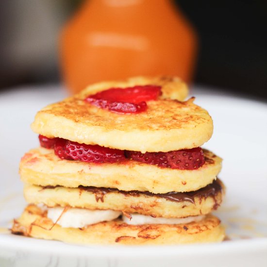 Fruit and Nutella French Toast