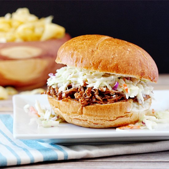 BBQ Carnitas Pork Sandwich