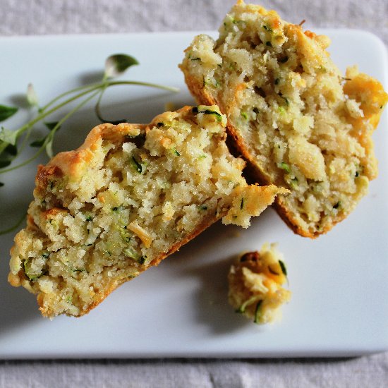 Courgette, Cheese and Thyme Muffins