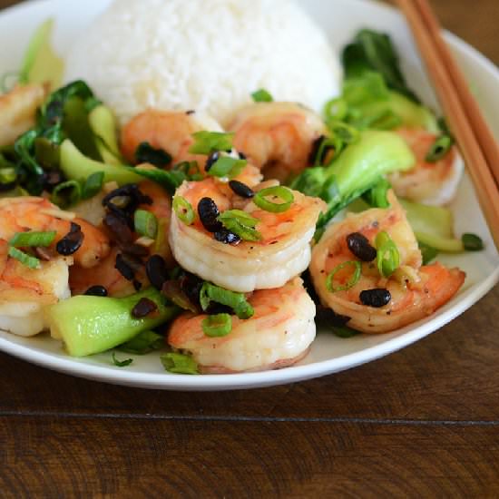 Shrimp with Black Bean Sauce