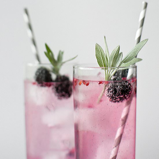 Blackberry Sage Spritzers