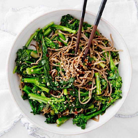 Rapini Noodle Bowl