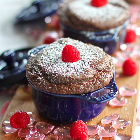 Healthy Chocolate Souffle