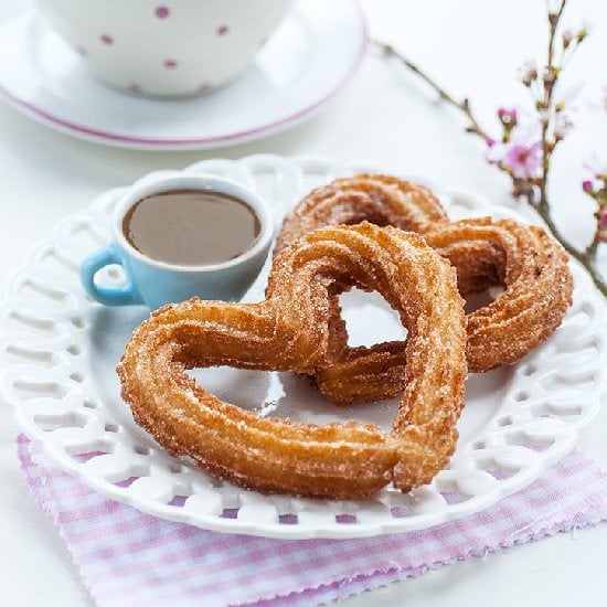 Heart Shaped Churros